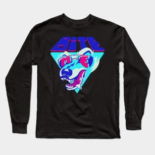 Bite Me Wolf Long Sleeve T-Shirt